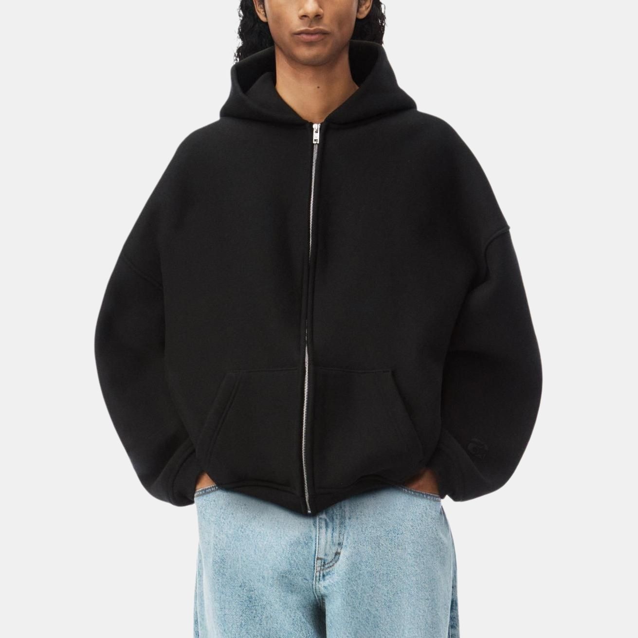 Alexander Wang Fleece Hoodie Black — фото 2