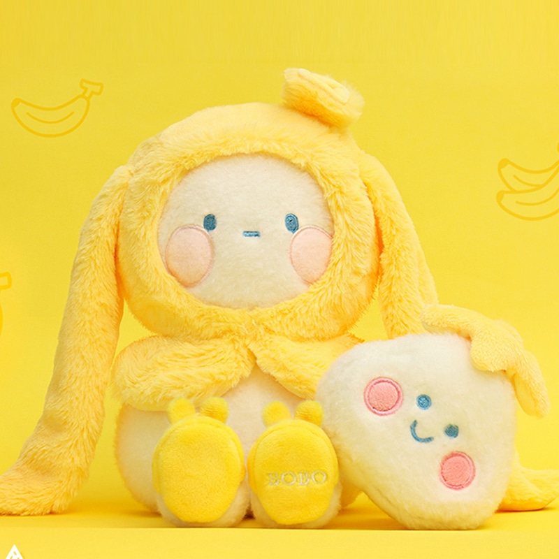 Pop Mart BOBO&COCO Banana Bunny Plush — фото 3