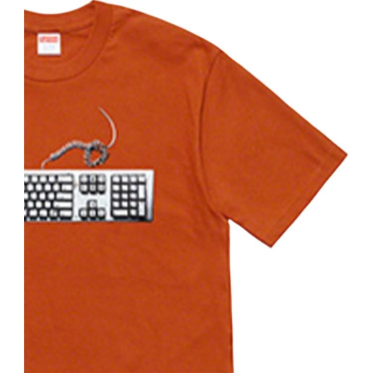 Supreme SS19 Keyboard Tee Rust — фото 1