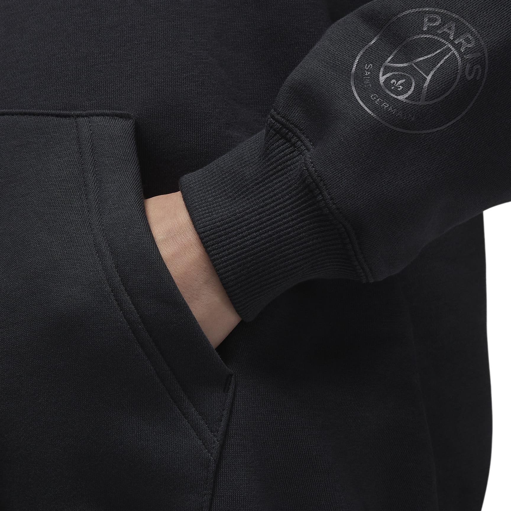 Jordan Paris Saint-Germain Brooklyn Hoodie Black — фото 3