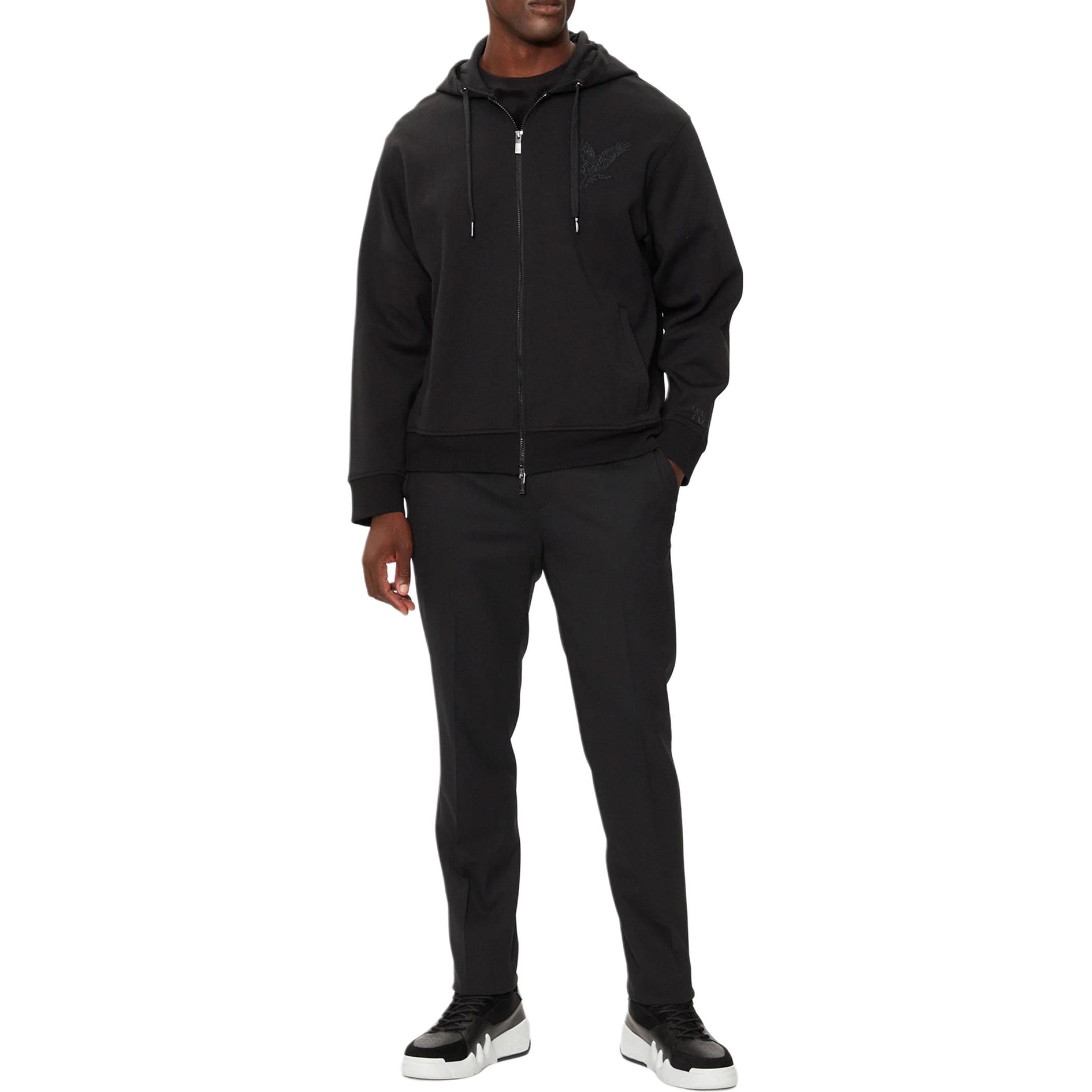 Armani Exchange Hoodie Black — фото 3
