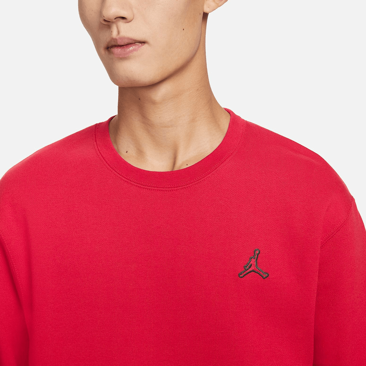Jordan Logo Crewneck Red — фото 3