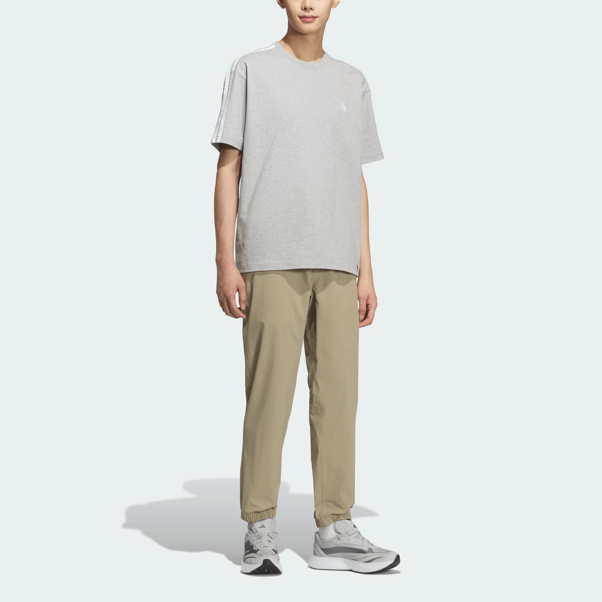 Adidas ESSENTIALS PLUS S LOOSE FIT SINGLE JERSEY T — фото 3