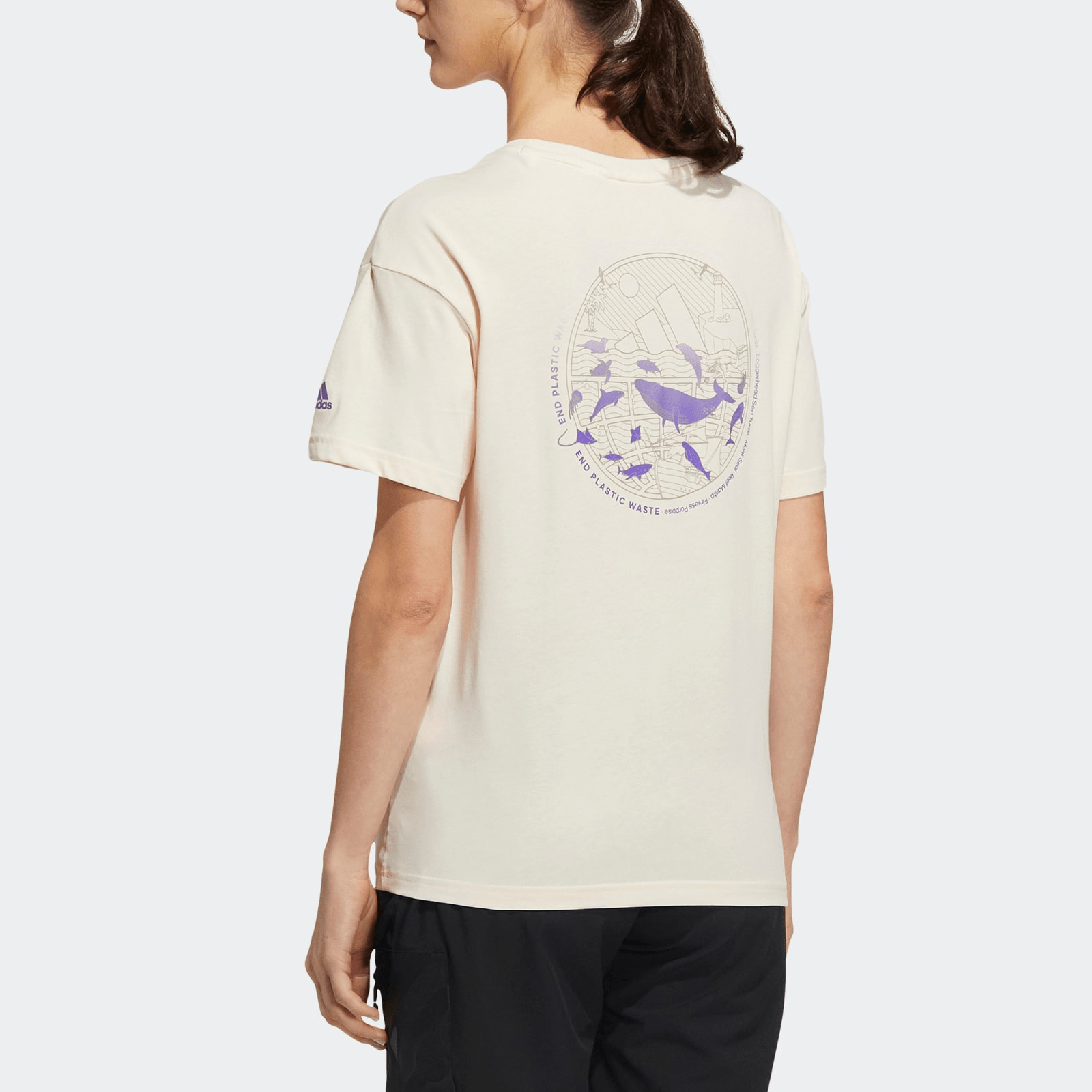 Adidas W Ocean Gfx Tee T — фото 3