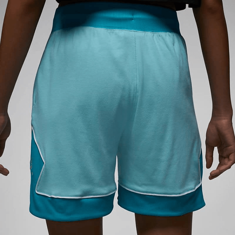 Jordan High-Waisted Drawstring Shorts Light Blue — фото 2