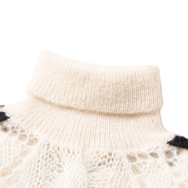 Gucci x adidas FW22 Mohair Sweater Ivory — фото 3