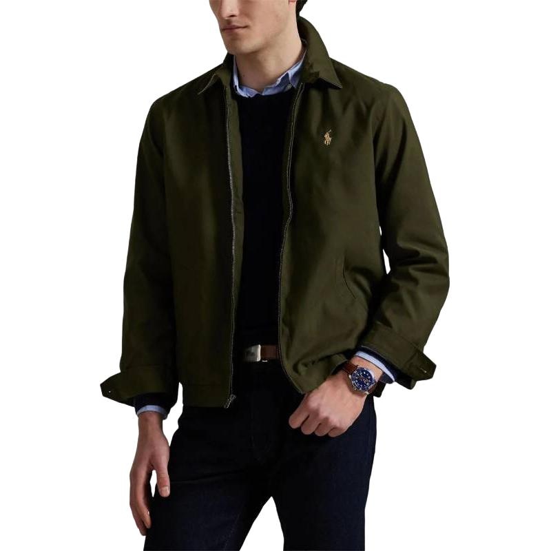Ralph Lauren Polo Ralph Lauren Embroidered Logo Zip Jacket Green — фото 1