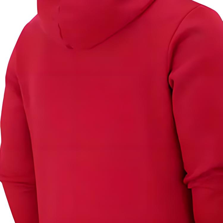 Jordan Logo Fleece Hoodie Red — фото 3