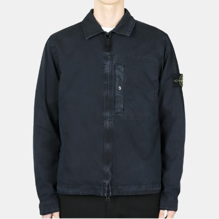 Stone Island Logo Zip Shirt — фото 3