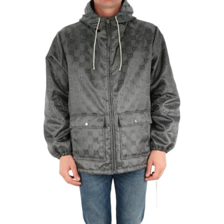Gucci Off The Grid Zip Hoodie Grey — фото 3