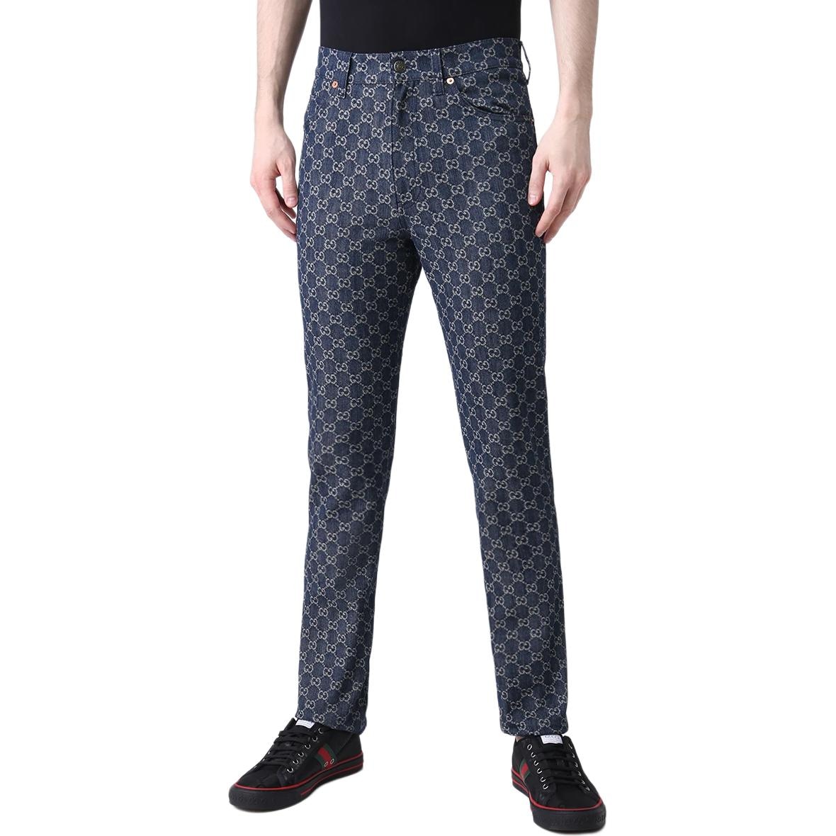Gucci Logo Print Jeans — фото 3