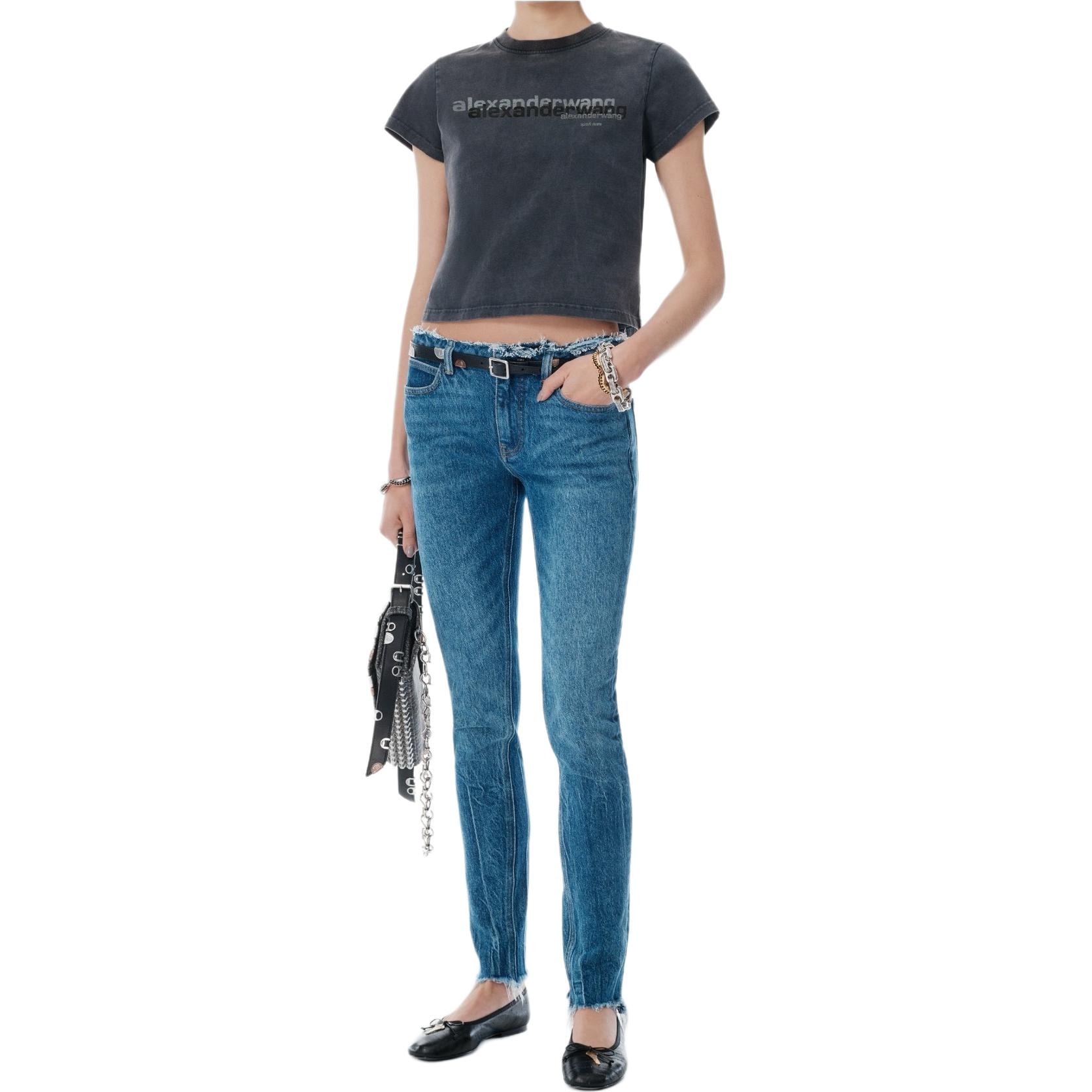 Alexander Wang SS25 Acid Wash T-Shirt — фото 6