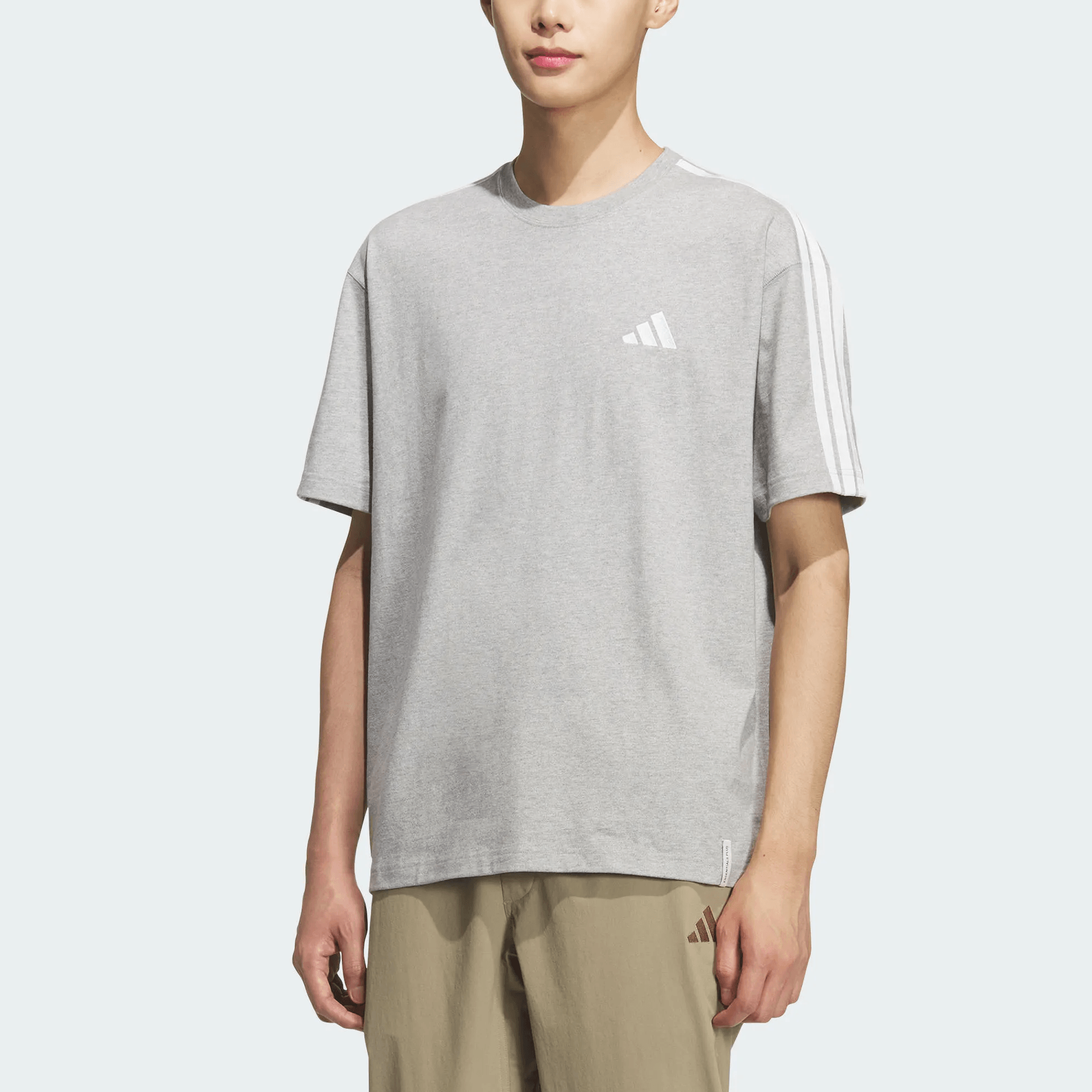 Adidas ESSENTIALS PLUS S LOOSE FIT SINGLE JERSEY T — фото 1