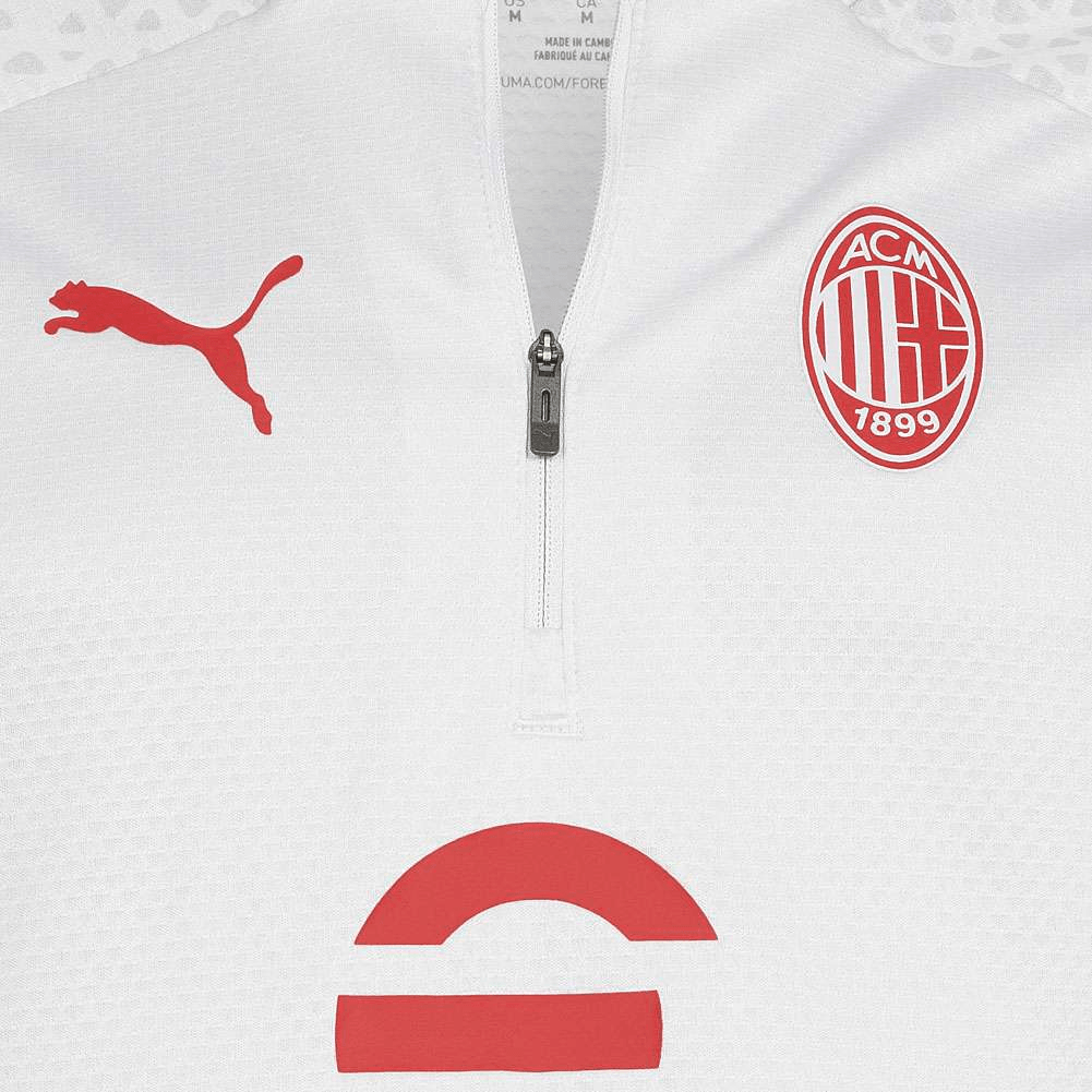Puma AC Milan Long Sleeve Tee White — фото 4