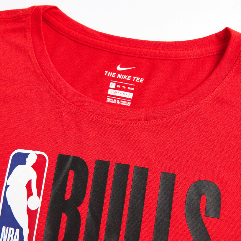 Nike NBA Dri-FIT Chicago Bulls Tee Red Youth — фото 2