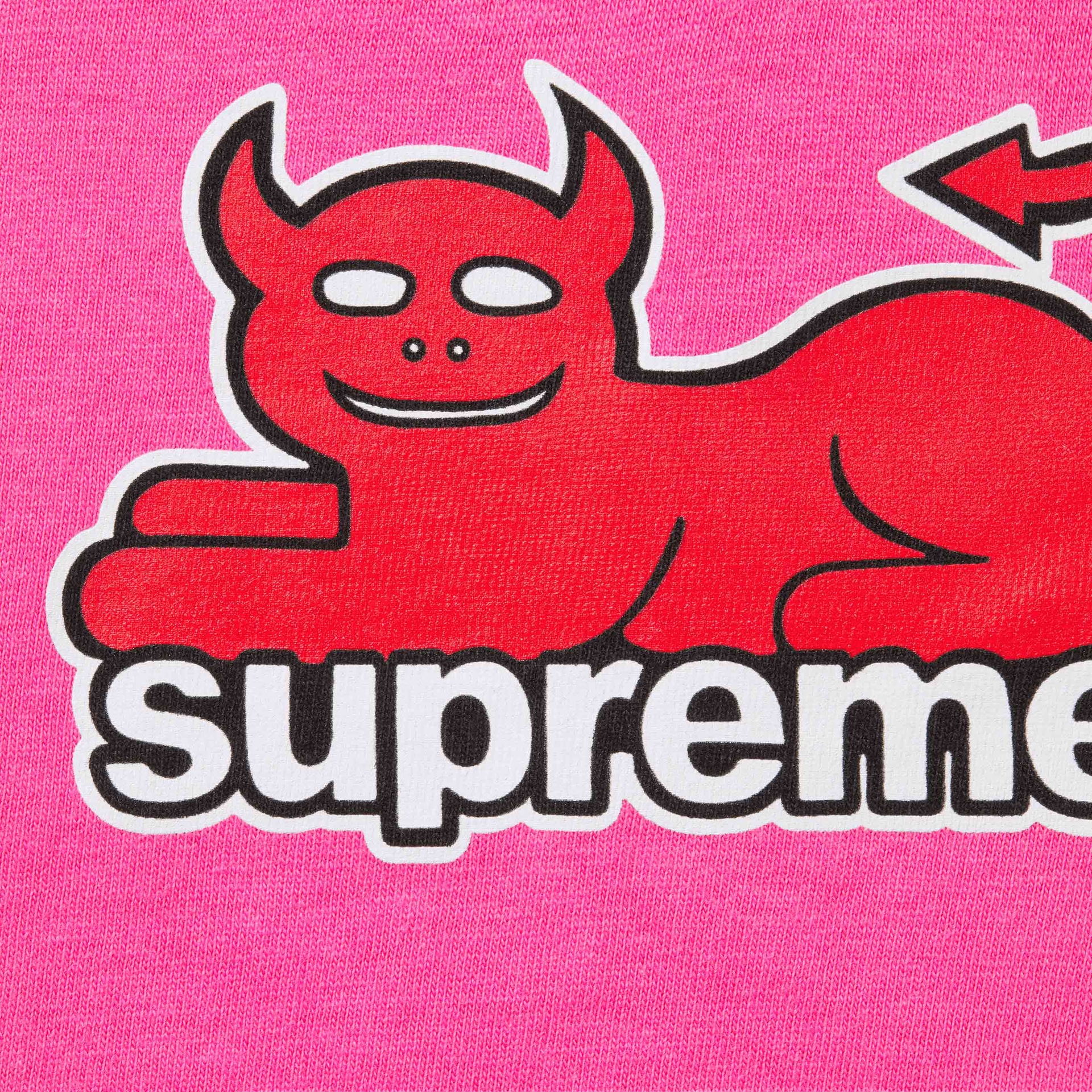 Supreme x Toy Machine Devil Cat Tee — фото 4