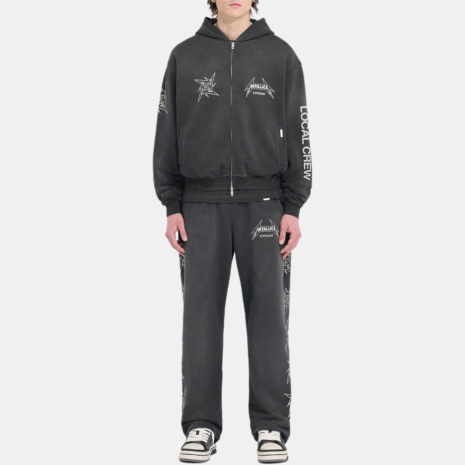 Represent x METALLICA SS24 Hoodie Black — фото 4