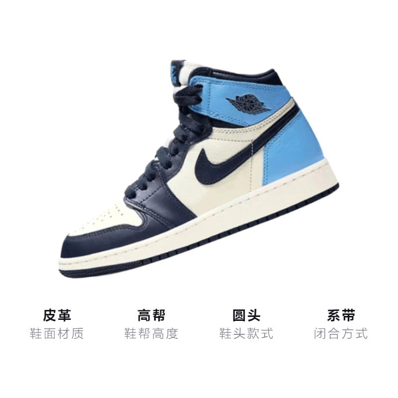 Jordan Air Jordan 1 "Obsidian" GS — фото 2