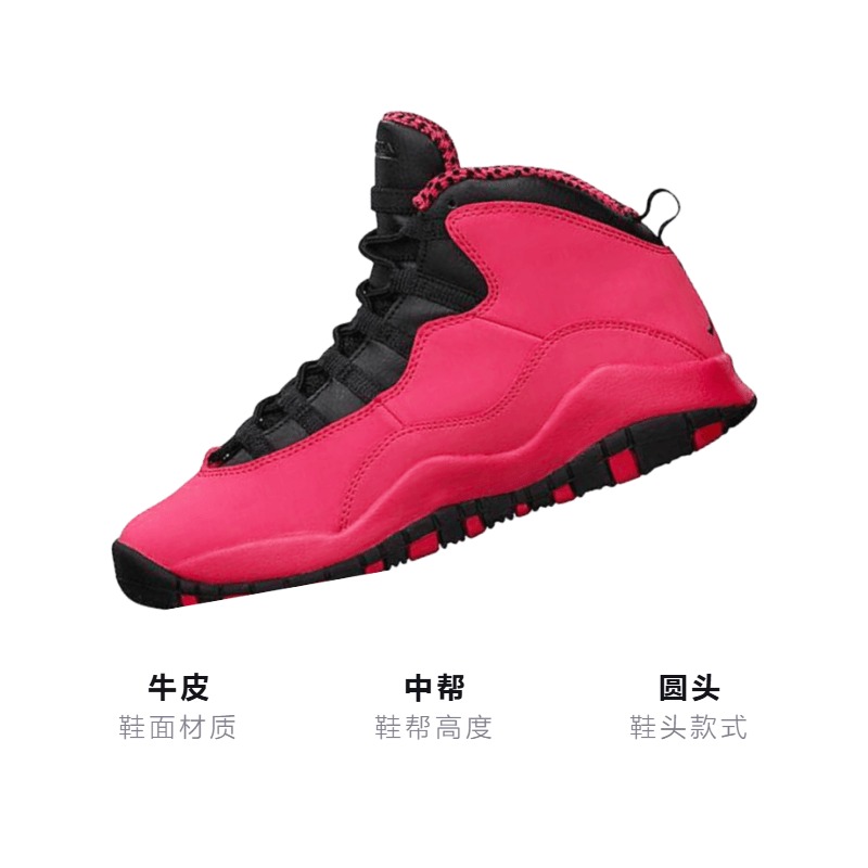 Jordan Air Jordan 10 Retro Fusion Red GS — фото 2