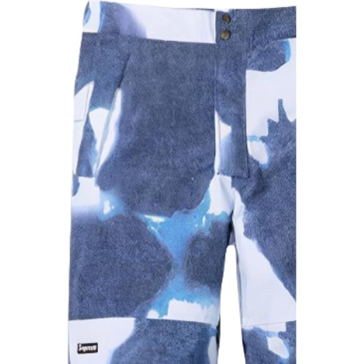 Supreme x The North Face Bleached Denim Print Mountain Pant — фото 8
