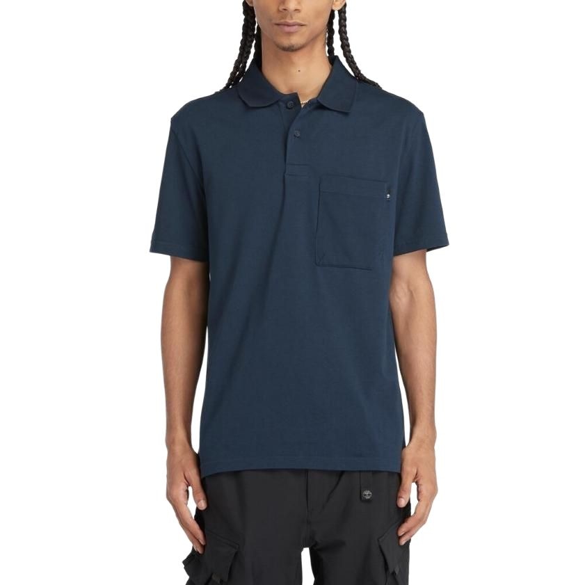 Timberland Polo Shirt Deep Sapphire Blue — фото 2
