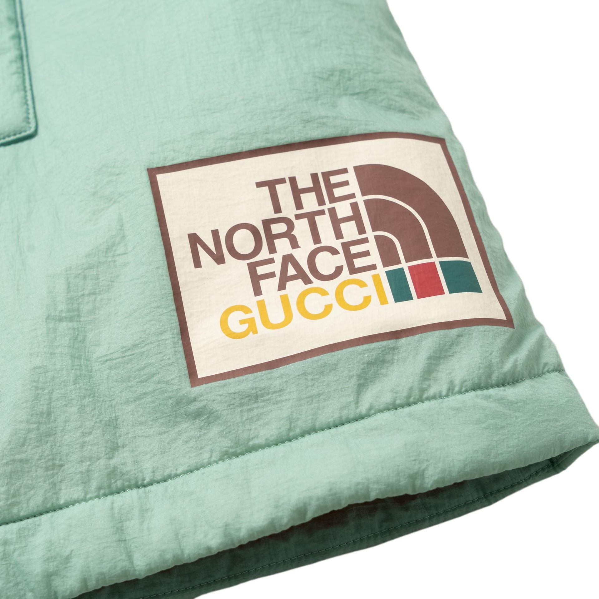 Gucci x The North Face Logo Patch Hooded Jacket — фото 2