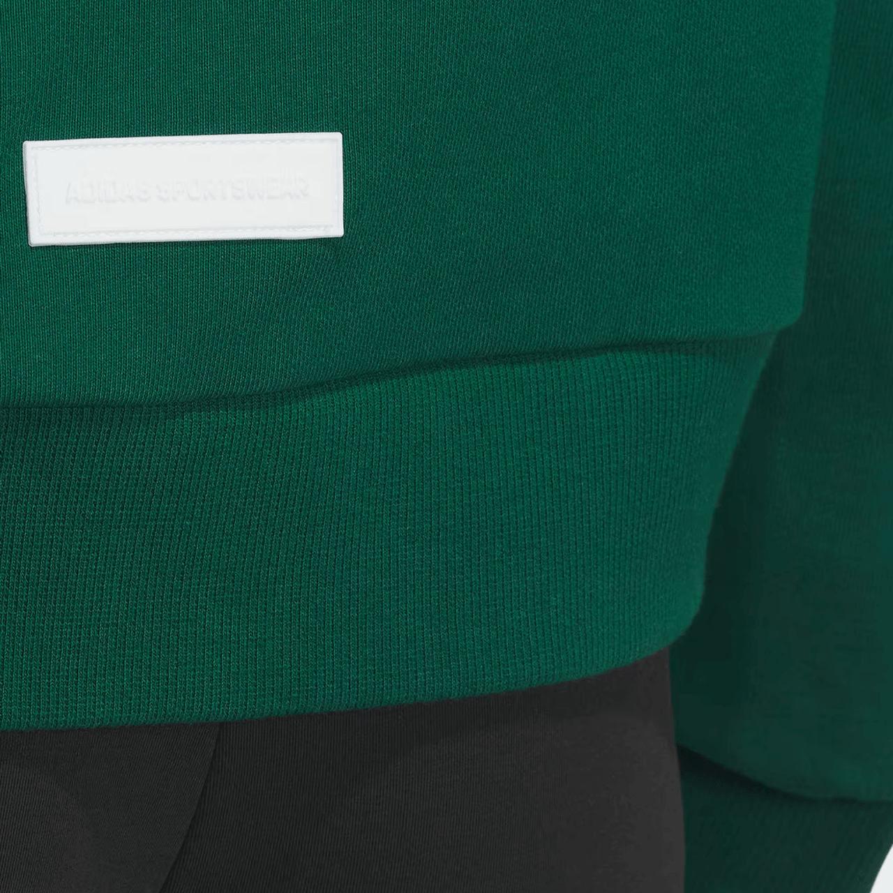 Adidas Verbiage Full-Zip Hoodie Forest Green — фото 5