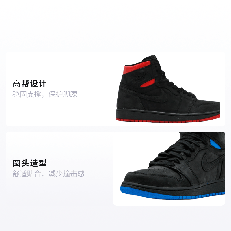 Jordan Air Jordan 1 Retro High OG Quai54 GS — фото 1
