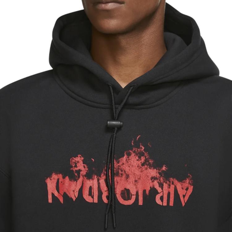Jordan AJ4 Hoodie Black — фото 5