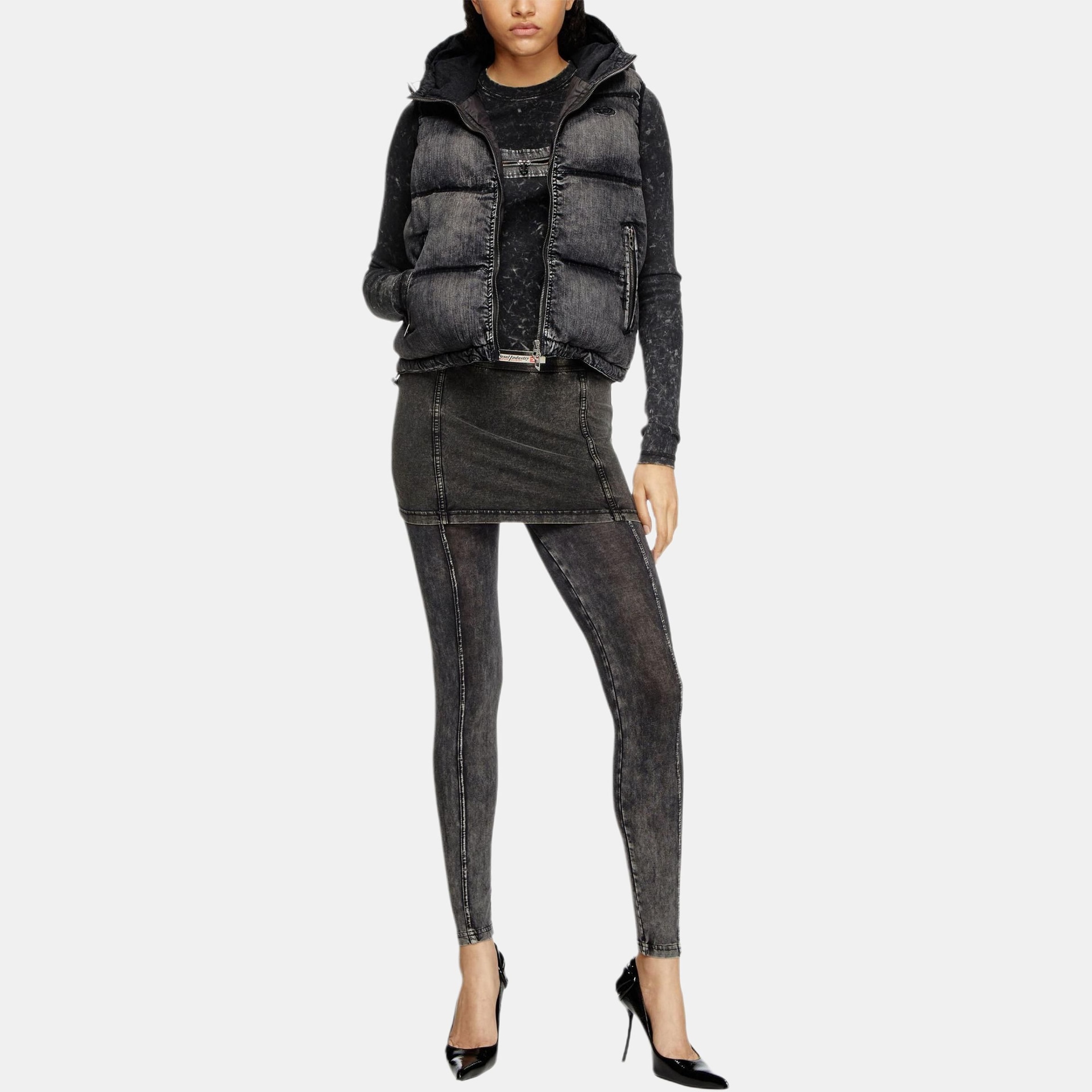 Diesel FW24 Black Vest — фото 2
