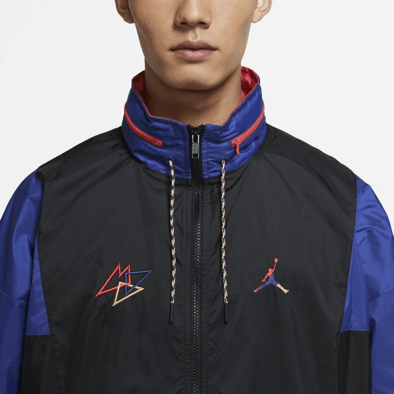 Jordan Embroidered Logo Colorblock Jacket — фото 4