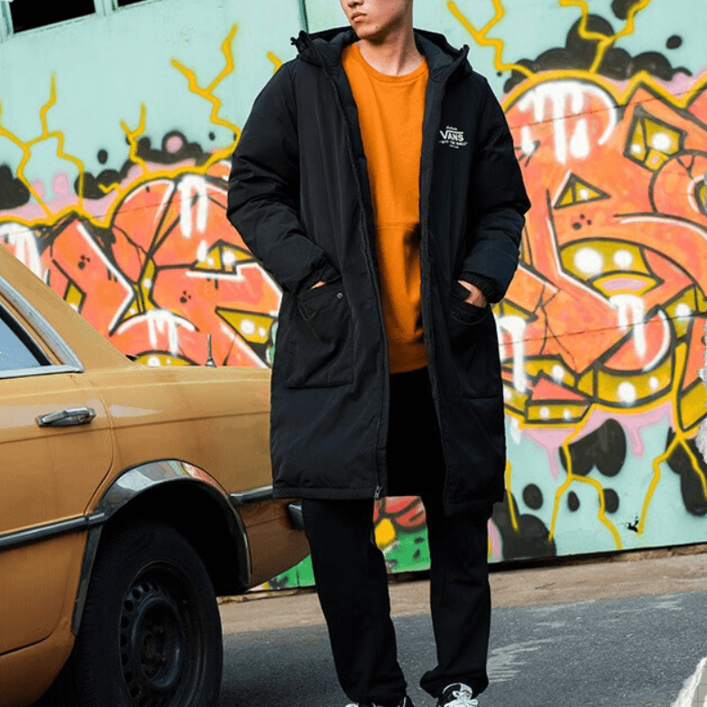 Vans Long Down Jacket Black — фото 2