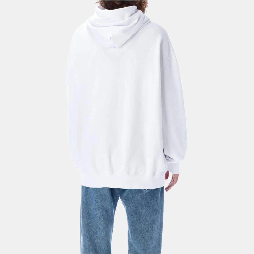 Maison Margiela FW22 Digital Cross Hoodie White — фото 4