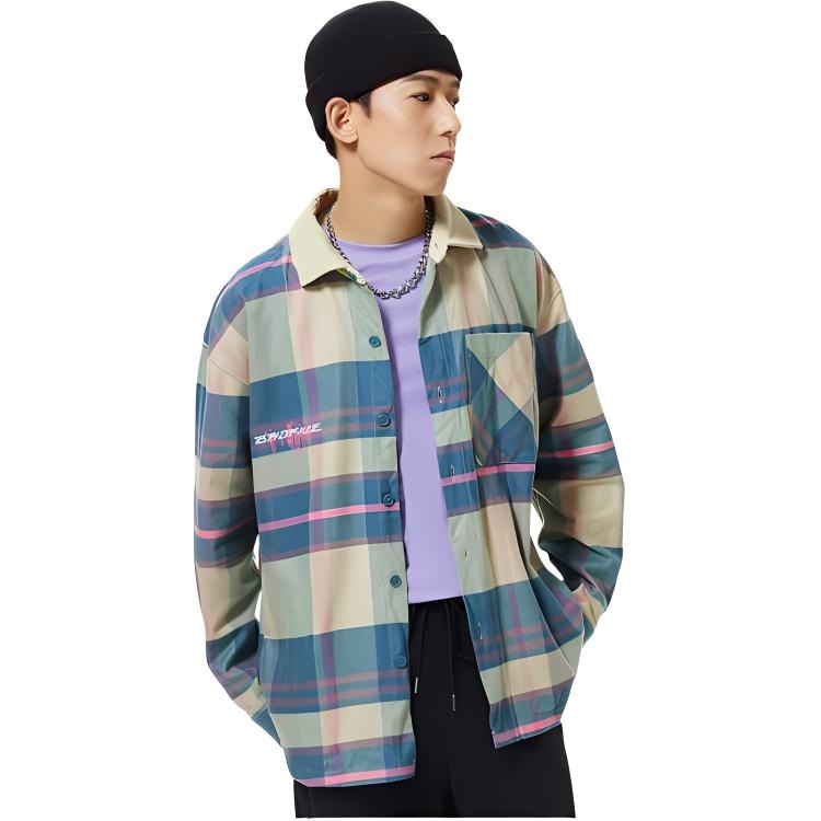 Li-Ning LiNing BADFIVE Plaid Shirt — фото 3