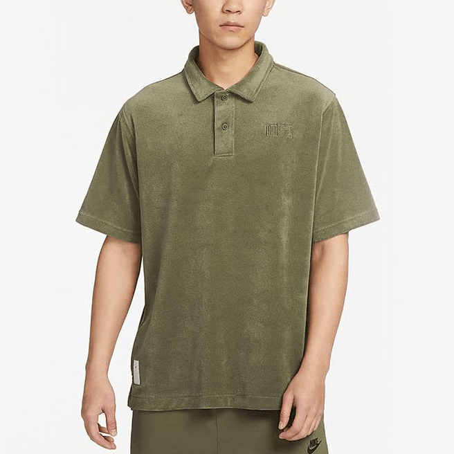 Nike Sportswear Polo Shirt Medium Olive — фото 3