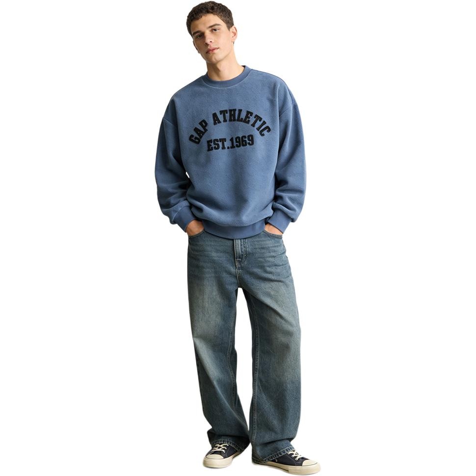 Gap Logo Fleece Crewneck Sweatshirt — фото 6