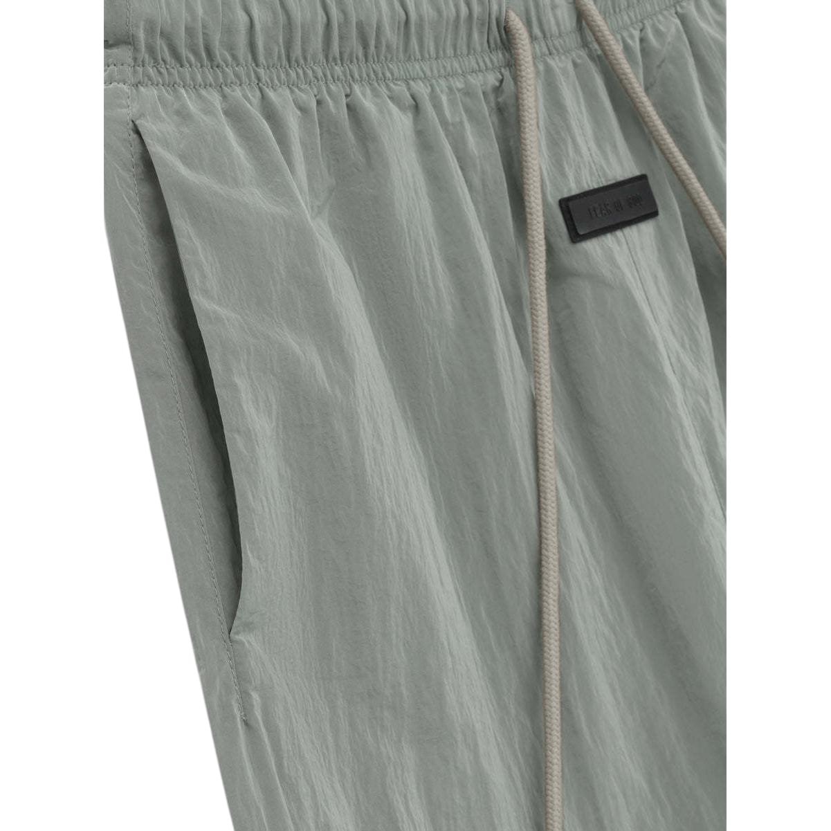 Fear Of God Essentials SS24 Crinkle Nylon Running Short Seal Gray — фото 2