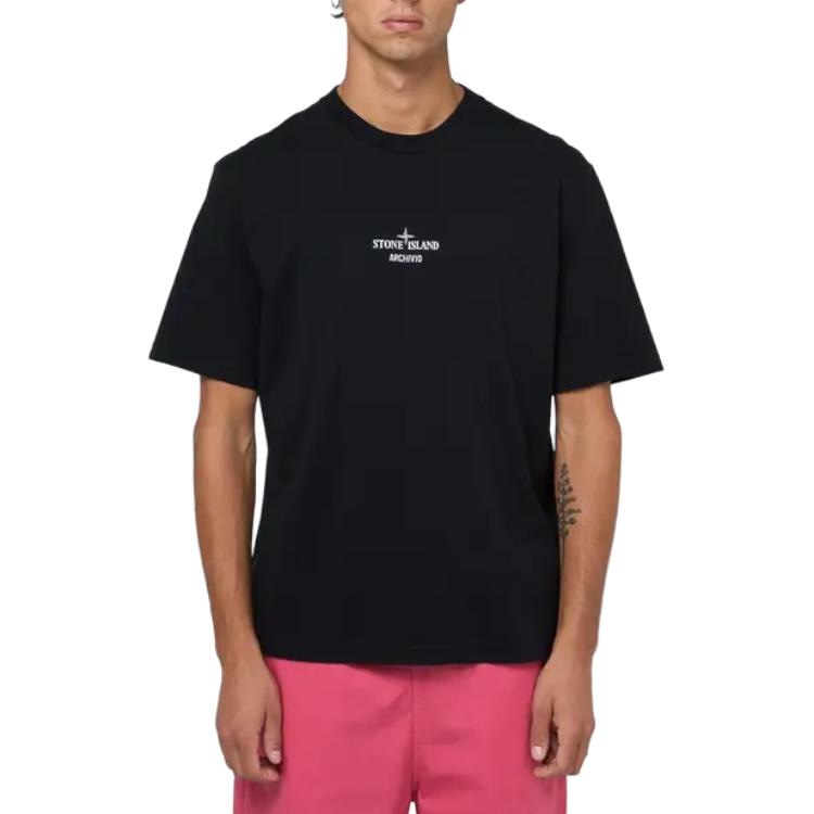 Stone Island Letter Print T-Shirt — фото 2