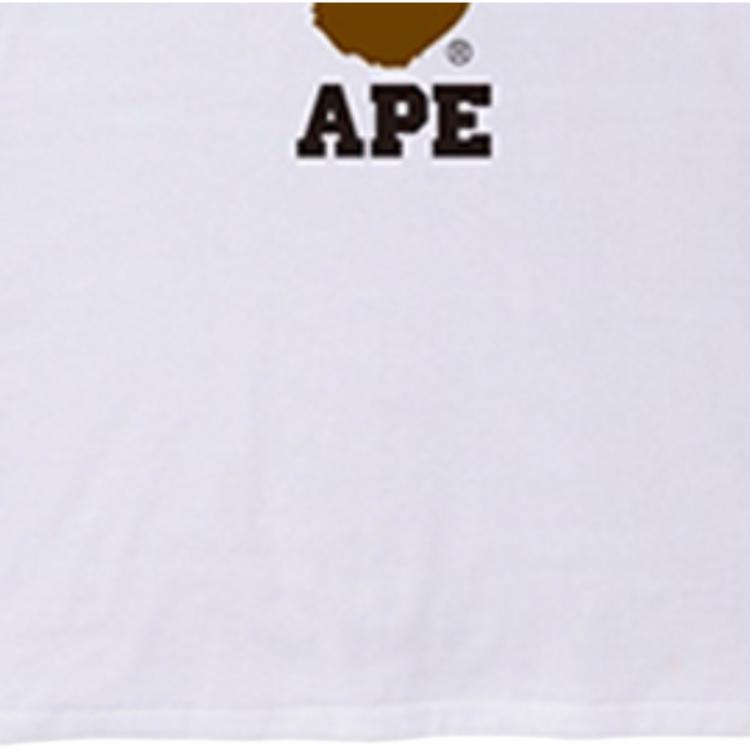 A BATHING APE Ape Head T-Shirt White — фото 2