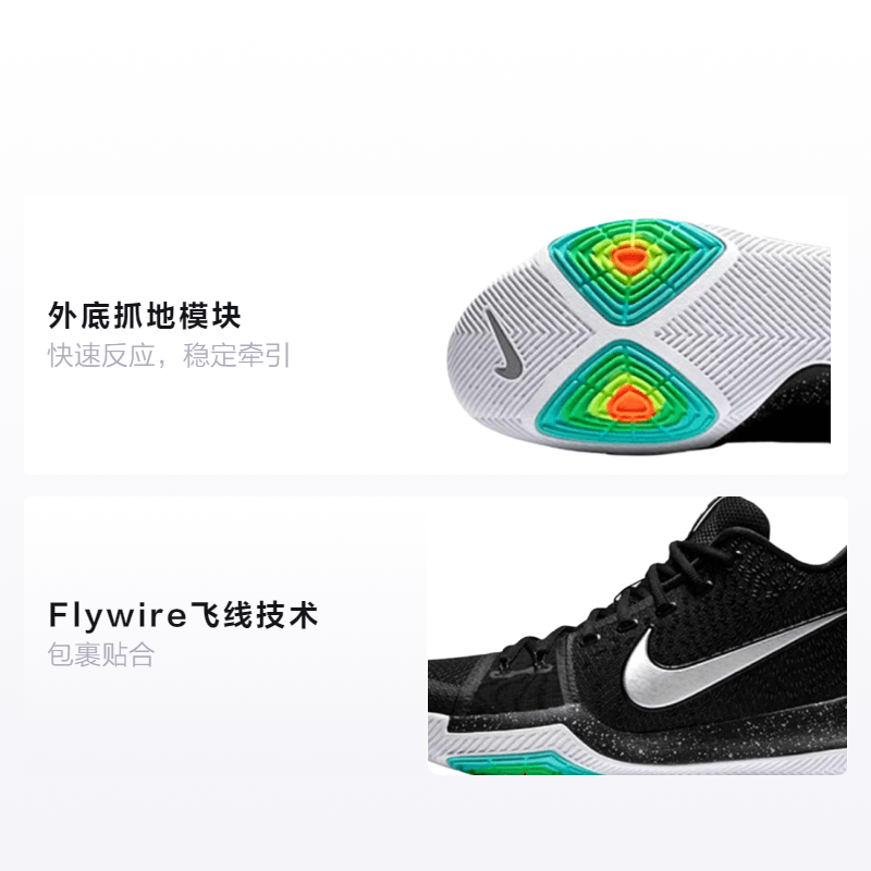Nike Kyrie 3 Black Ice — фото 1