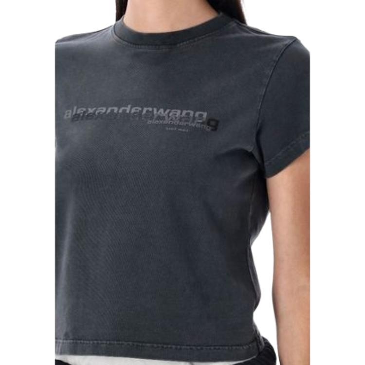 Alexander Wang SS25 Acid Wash T-Shirt — фото 4
