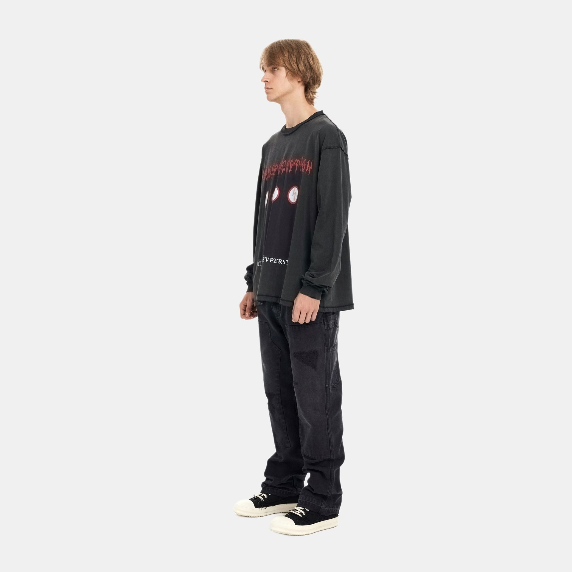 False Perception Vintage Long Sleeve Sweatshirt — фото 5
