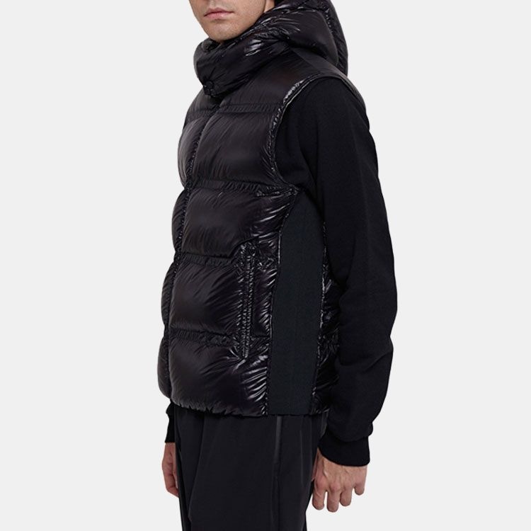 Moncler Genius Down Vest Hooded Black — фото 3