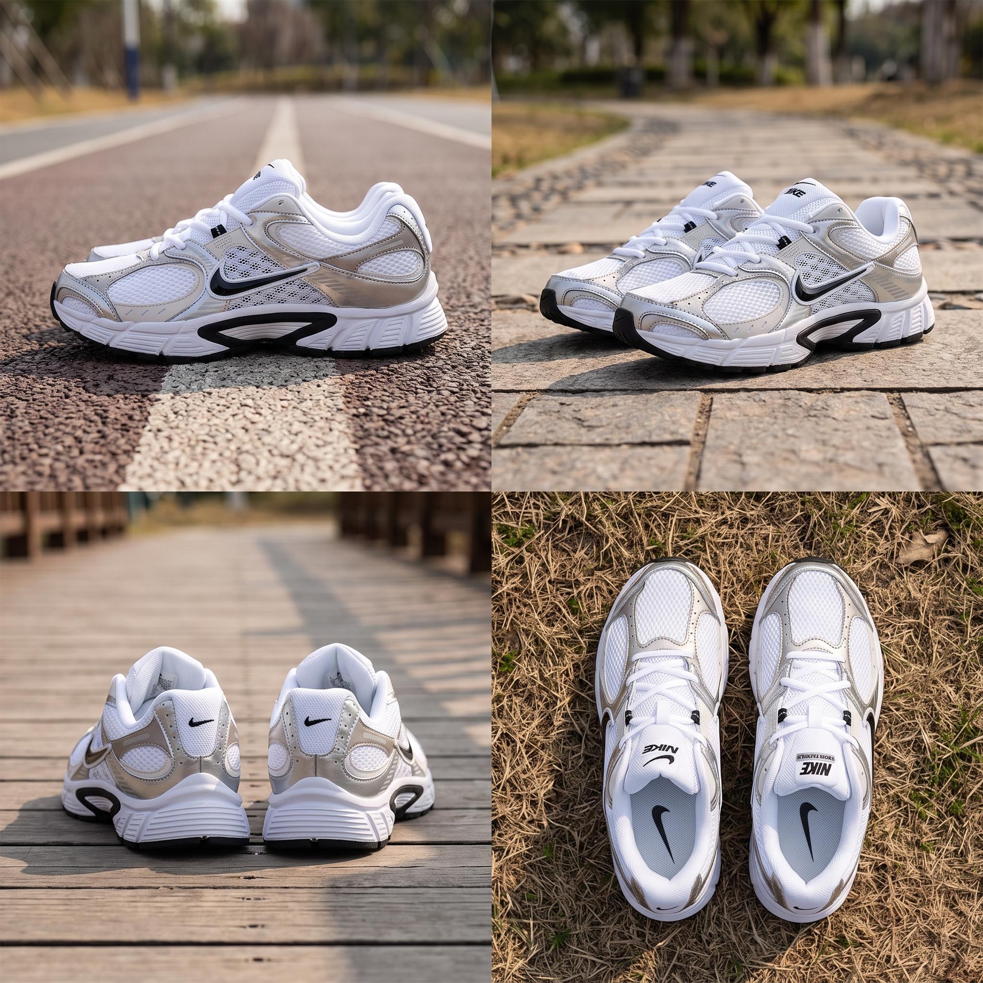 Nike V5 RNR White Silver — фото 1
