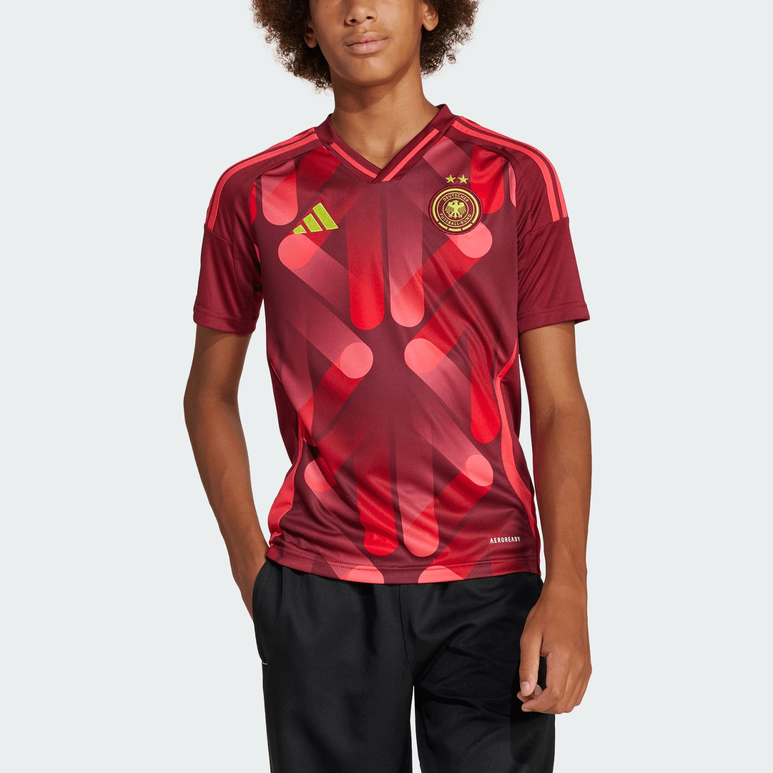 Adidas T AEROREADYGermany 25 AWAY JERSEY logo — фото 2