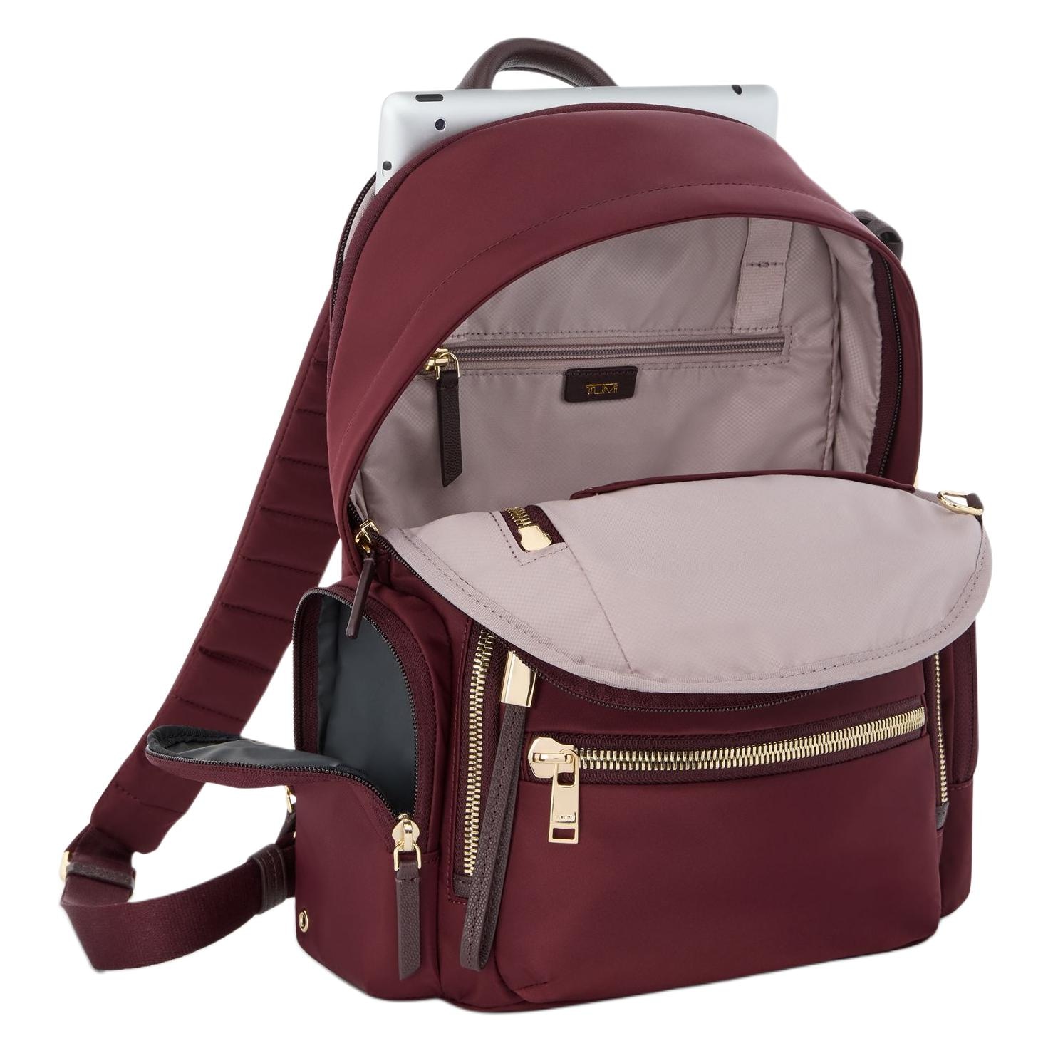 Tumi Voyageur Celina Burgundy Backpack — фото 2