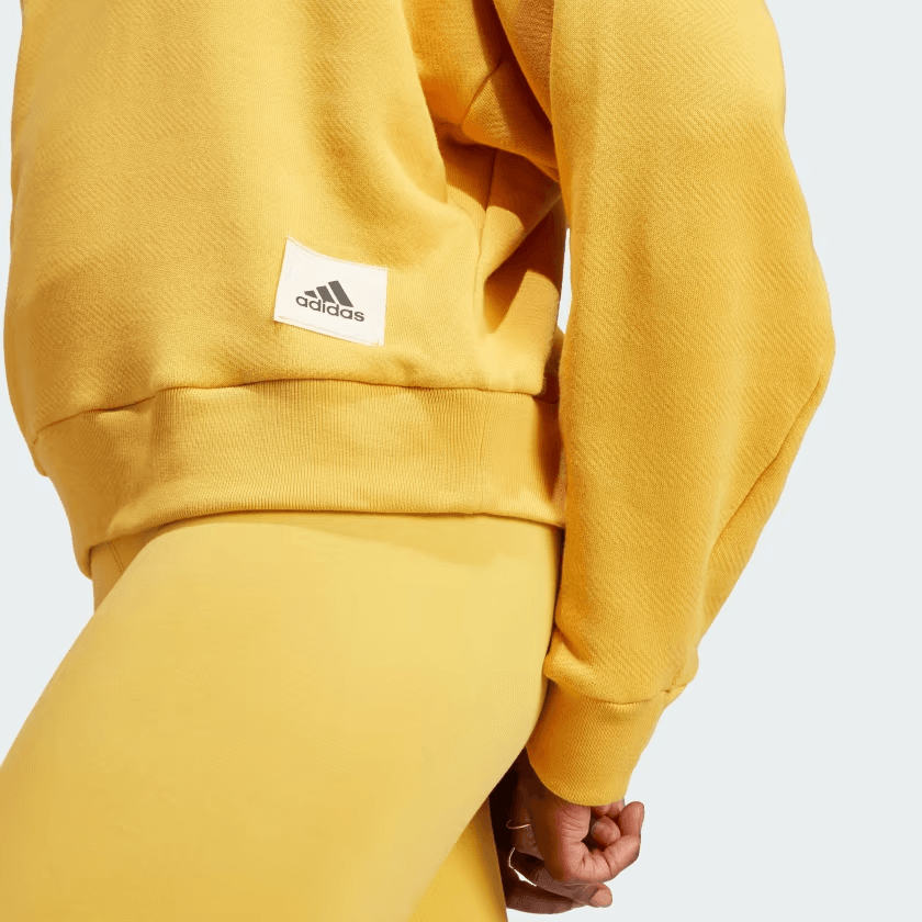 Adidas Lounge French Terry Sweatshirt Logo — фото 5