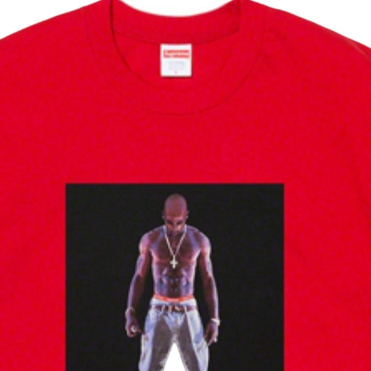 Supreme Tupac Hologram Tee Red — фото 2