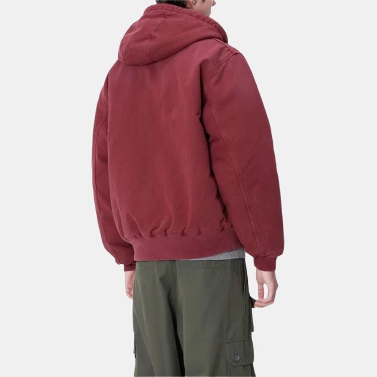 Carhartt WIP Kangaroo Pocket Hoodie Jacket Red — фото 6