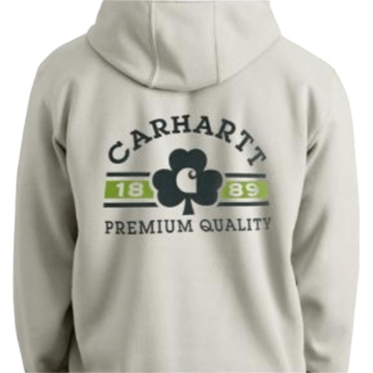 Carhartt 107240 Loose Fit Midweight Hooded Shamrock Back Graphic — фото 2